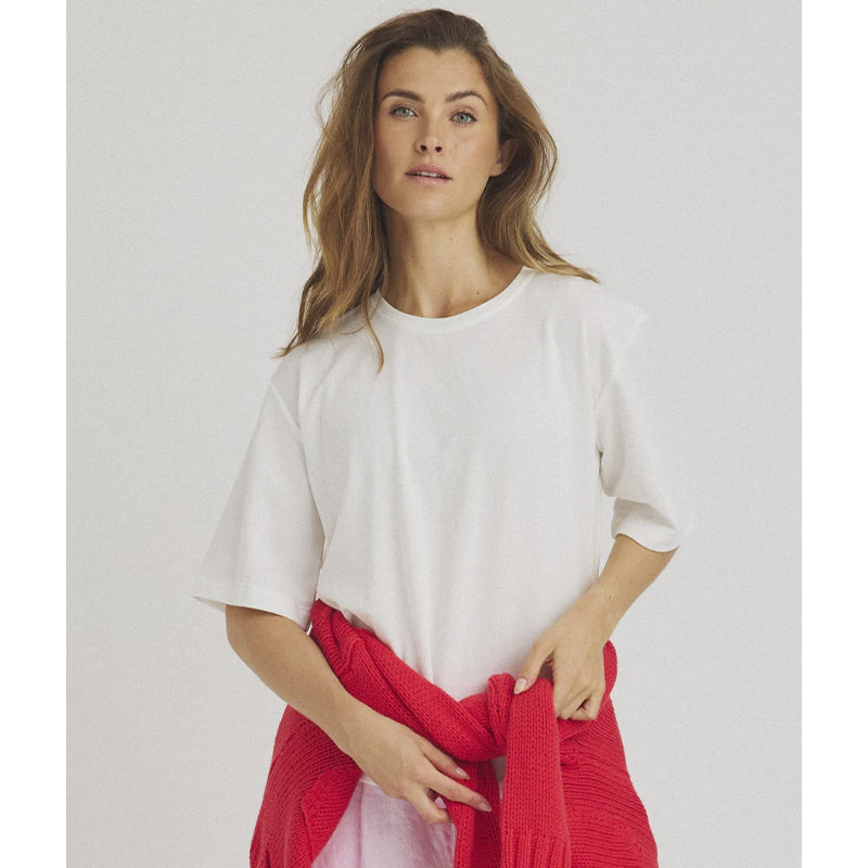 Luxzuz Boxy T-shirt - Cream