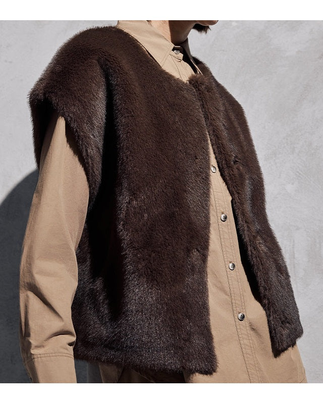 Notyz Valencia Poncho - Dark Brown