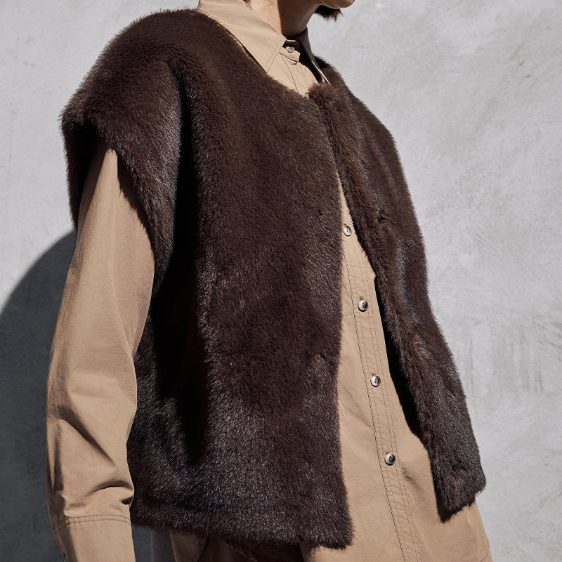 Notyz Valencia Poncho - Dark Brown