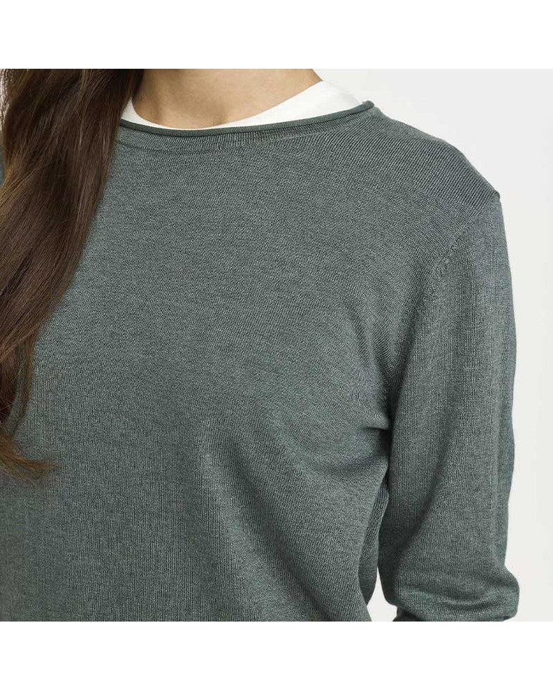 Soft Rebels SRMarla o-neck Pullover - Balsam Green