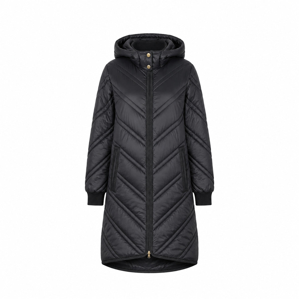 PBO Melville Down Frakke - Black