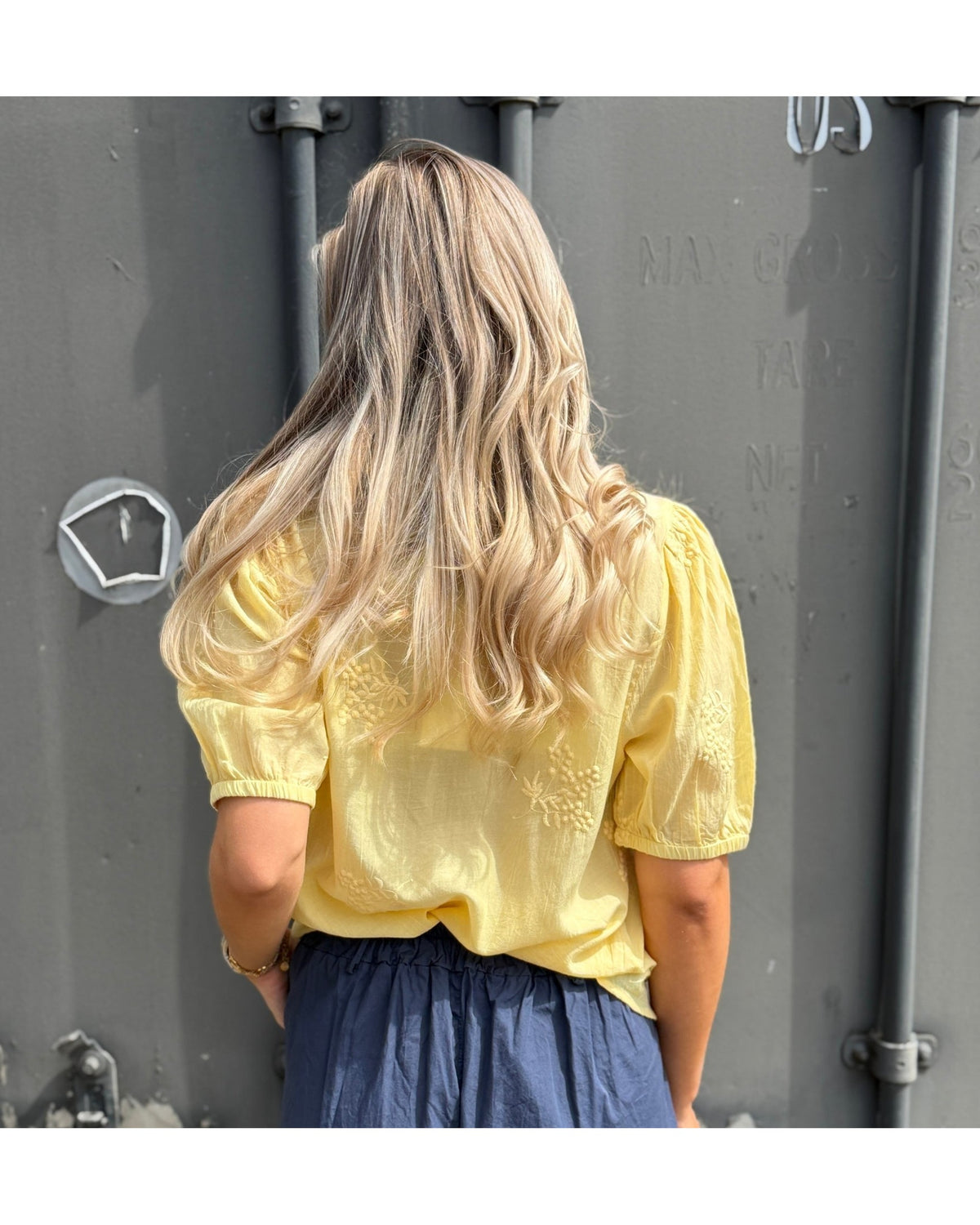 Continue Emma Bluse - Yellow