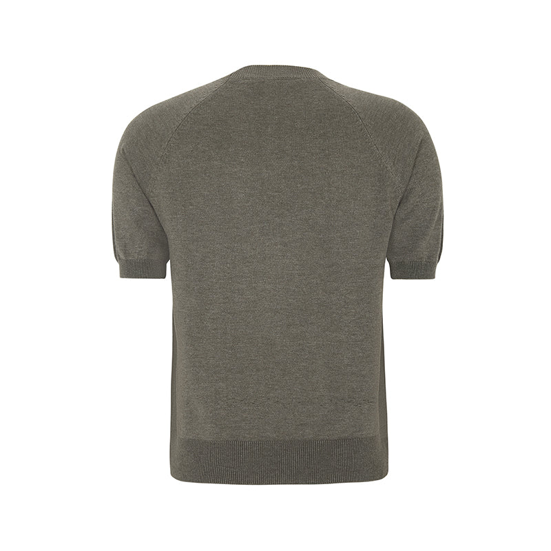 Soft Rebels SRMarla SS O-neck Strik - Canteen Melange