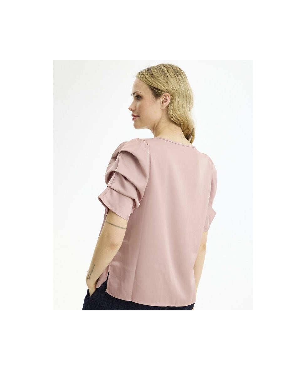 In Front Alexandra Bluse - Rose