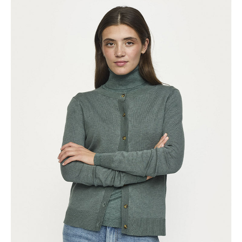Soft Rebels SRMarla Strik Cardigan - Balsam Green