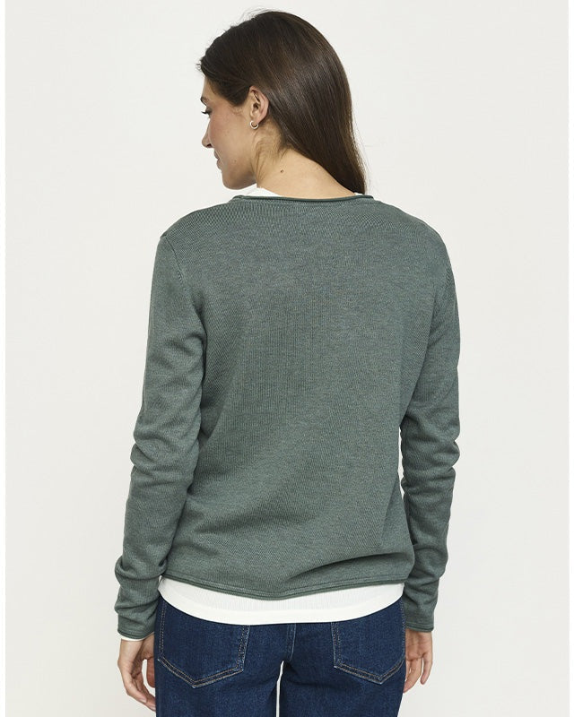 Soft Rebels SRMarla o-neck Pullover - Balsam Green