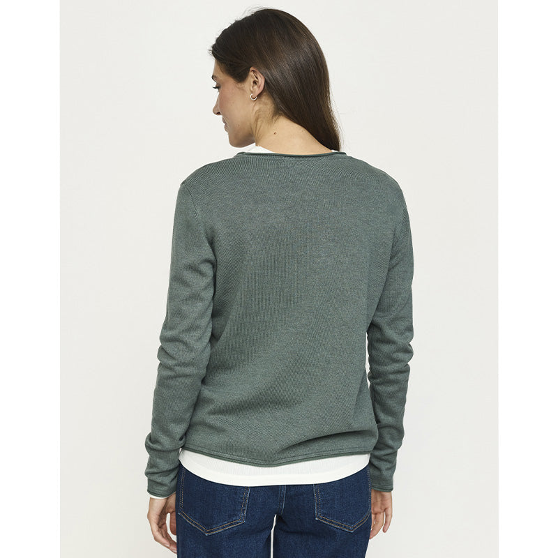Soft Rebels SRMarla o-neck Pullover - Balsam Green