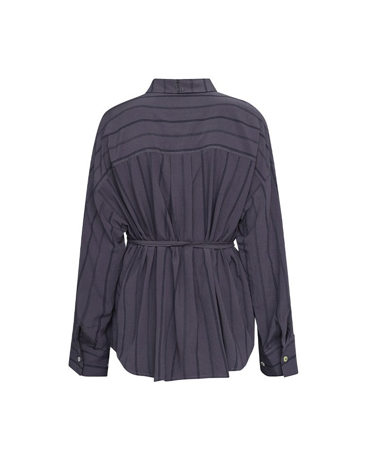 Love & Divine Love1622 Skjorte - Grey Stripes