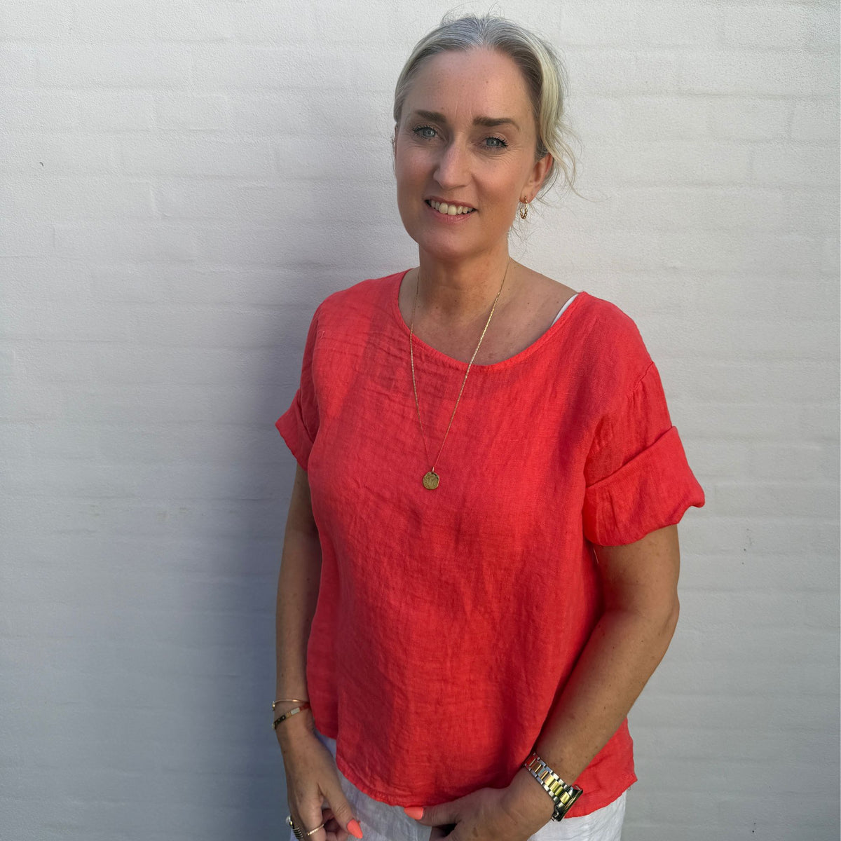Copenhagen Luxe 10254 Bluse - Coral
