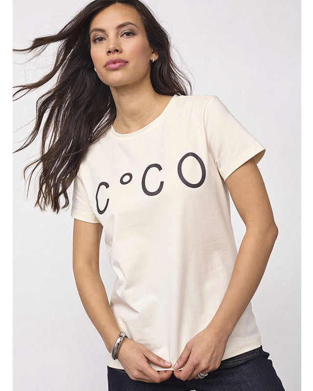 Co'couture SignatureCC New T-shirt - Pearl