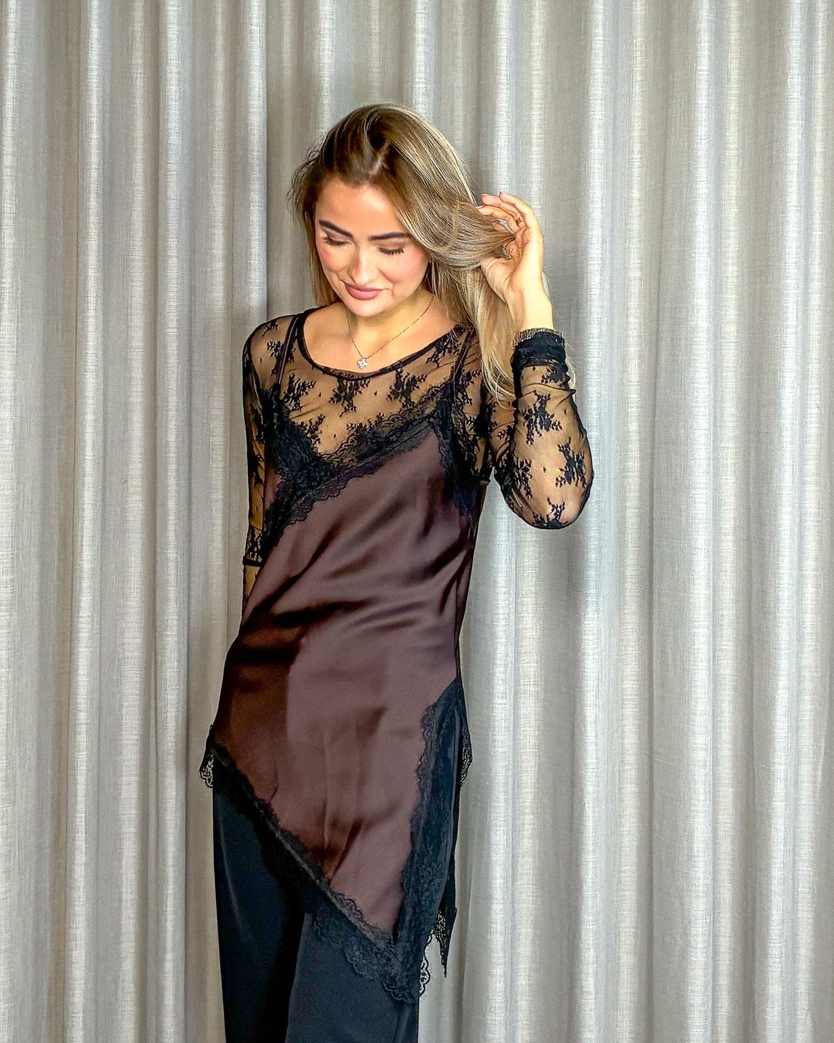 Imperial Tw91 Blonde Meshbluse