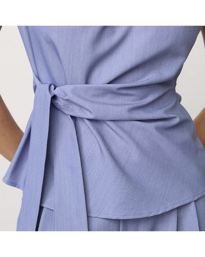 Co'couture Tenny Pleat Top