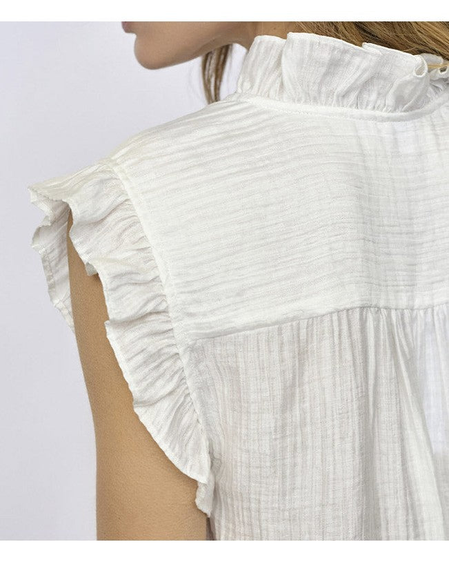 Co'couture Tassy Frill Top