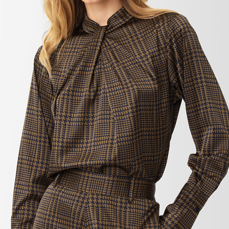Karmamia Tara Bluse - Houndstooth