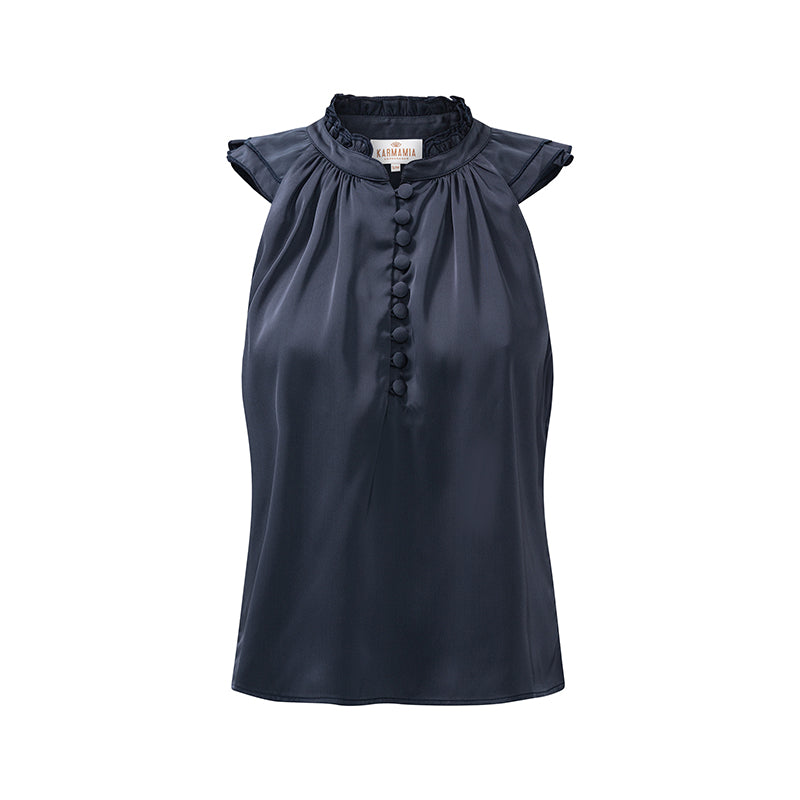 Karmamia Anna Top - Hammered Sapphire