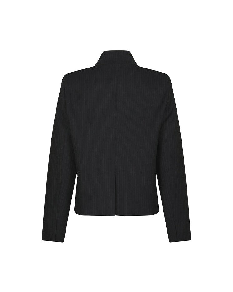 Neo Noir Tiria Pinstripe Blazer - Dark Navy
