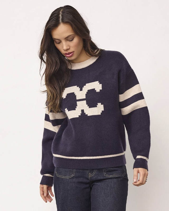 Co'couture RowCC Coco Logo Strik - Navy