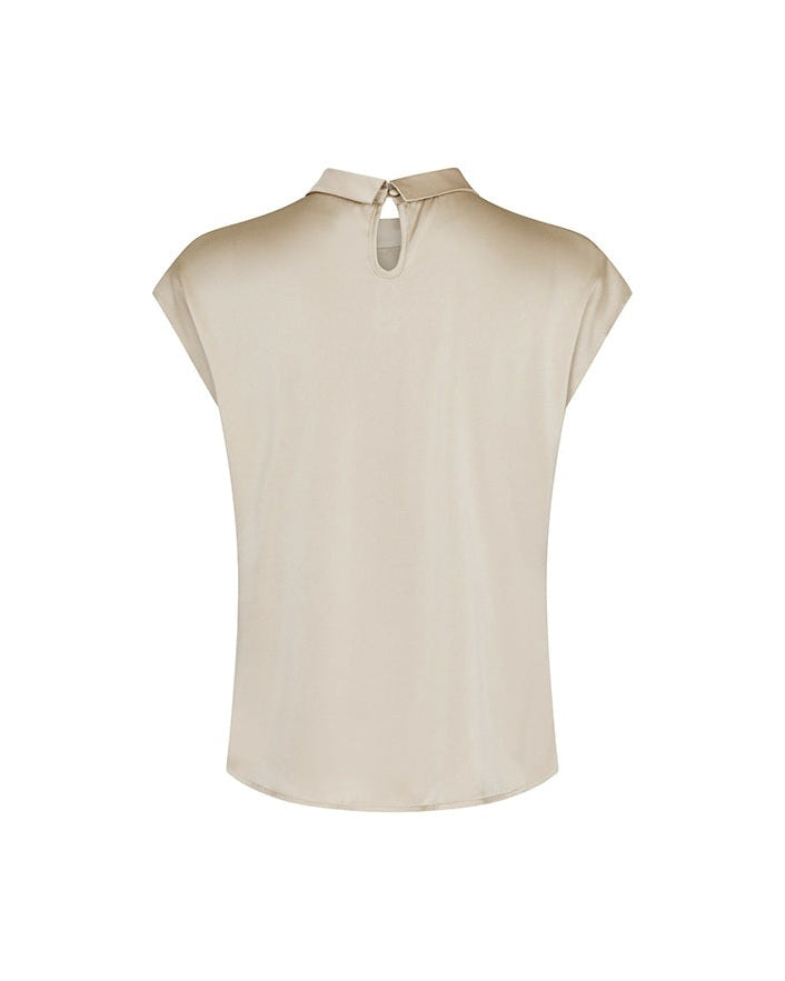 Neo Noir Fleur Drapy Bluse