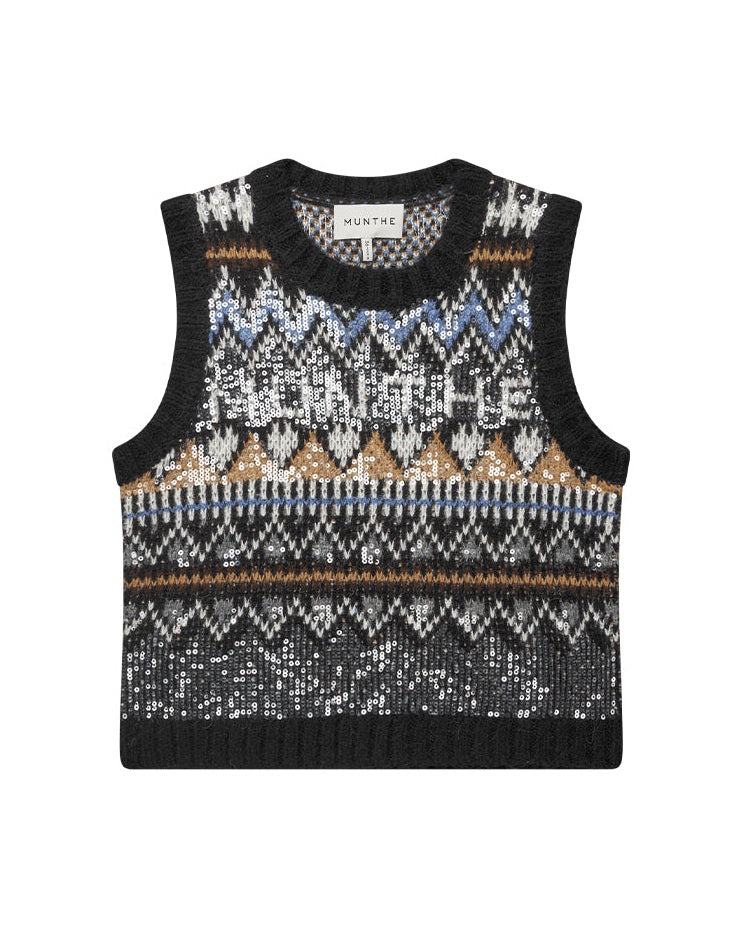 Munthe Vitaism Vest - Mixblack
