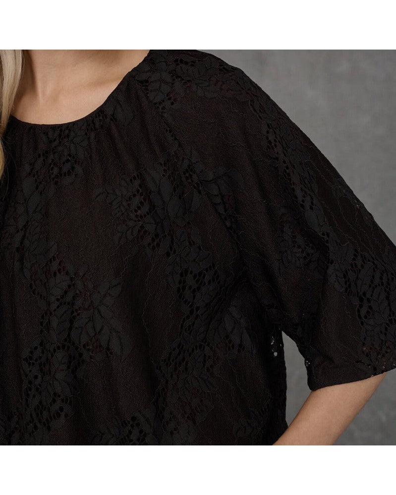 Love & Divine Love1646 Bluse - Chocolate Brown