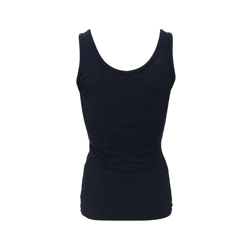 Black Colour BCVibs Rib Tanktop - Black
