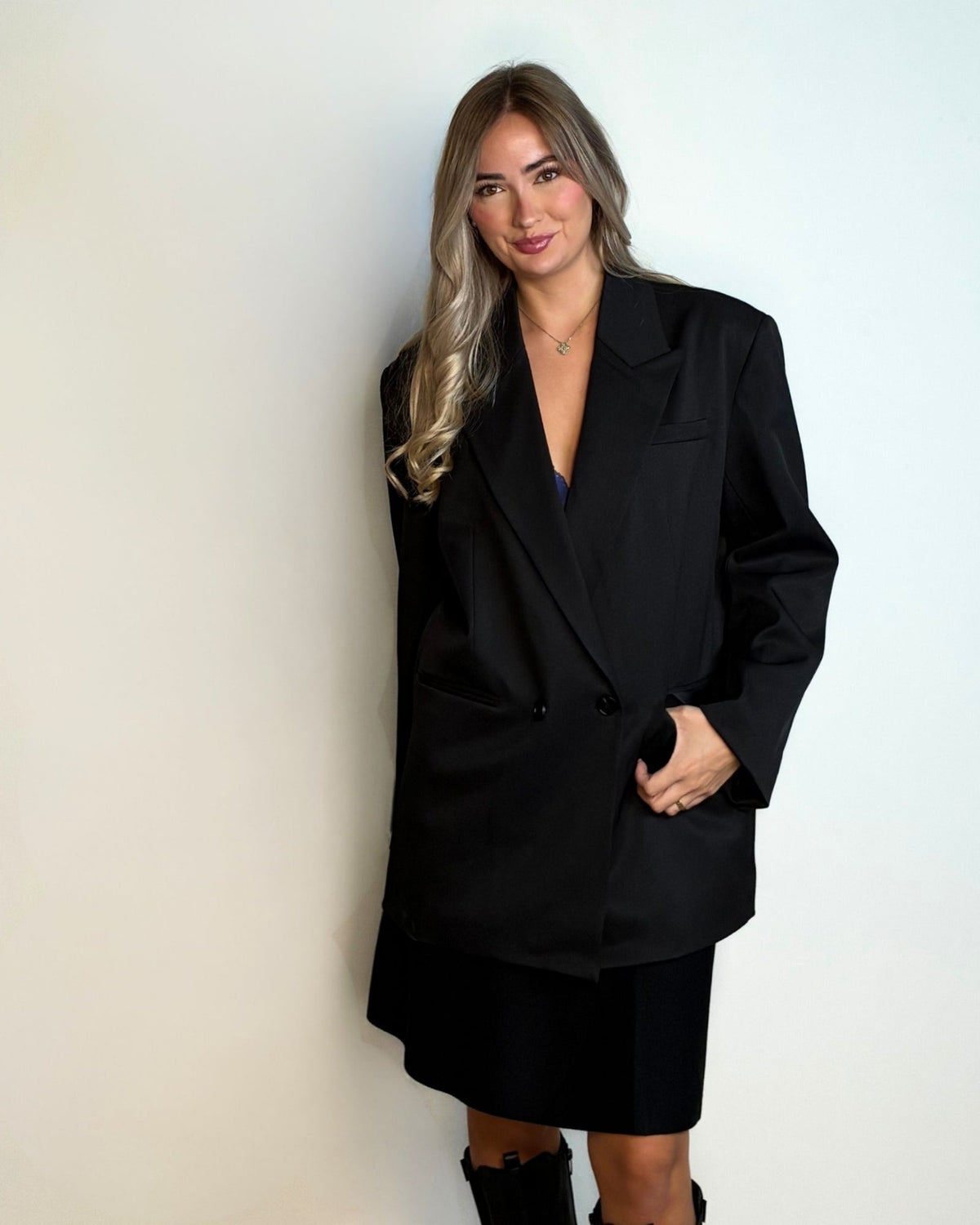 Haute L'Amitié Premiere Oversize Triangle Blazer