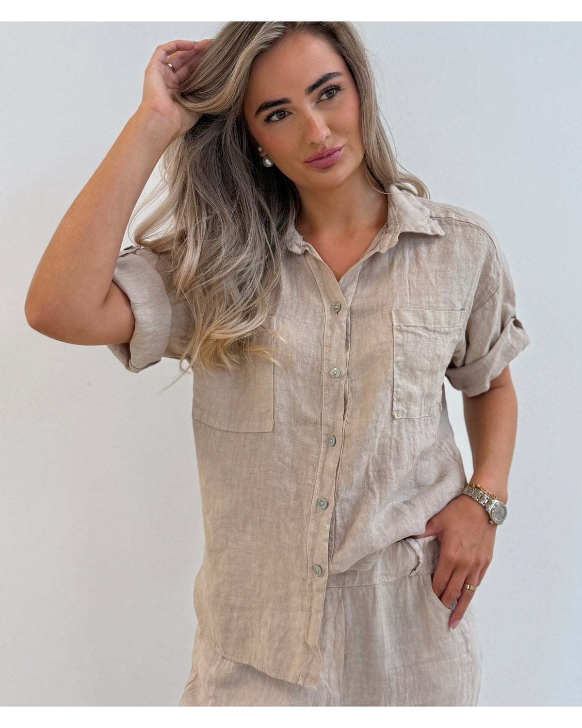 Copenhagen Luxe 9770 Skjorte - Beige