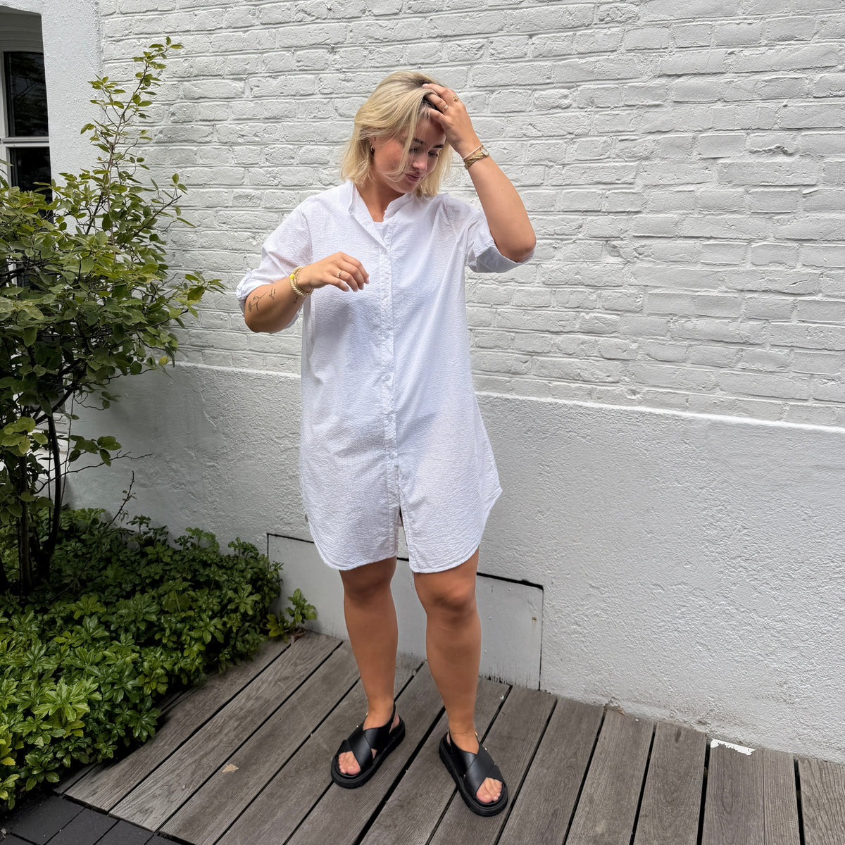 Copenhagen Luxe 1150 Kjole - White