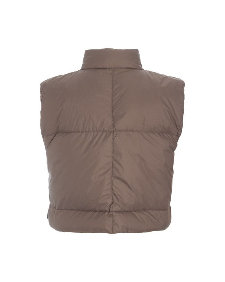 Bitte Kai Rand Feather Down Kort Vest - Deer
