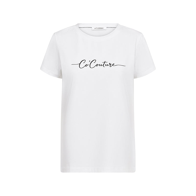 Co'couture SignatureCC Script T-shirt - White