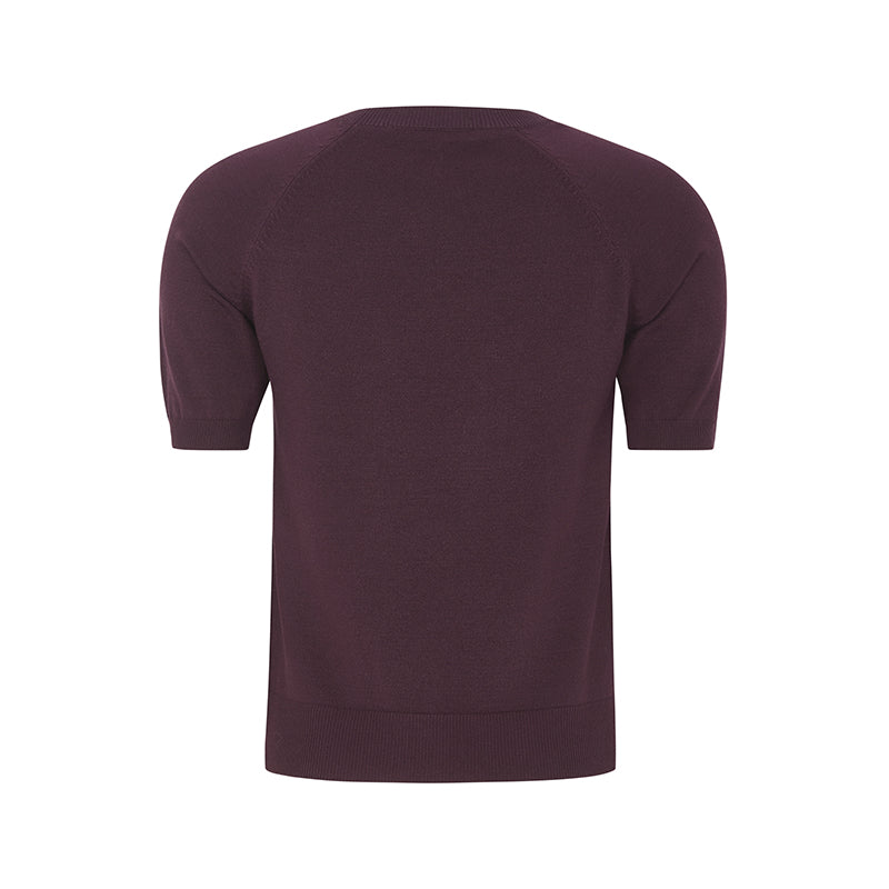 Soft Rebels SRMarla SS O-neck Strik - Vinyard Wine