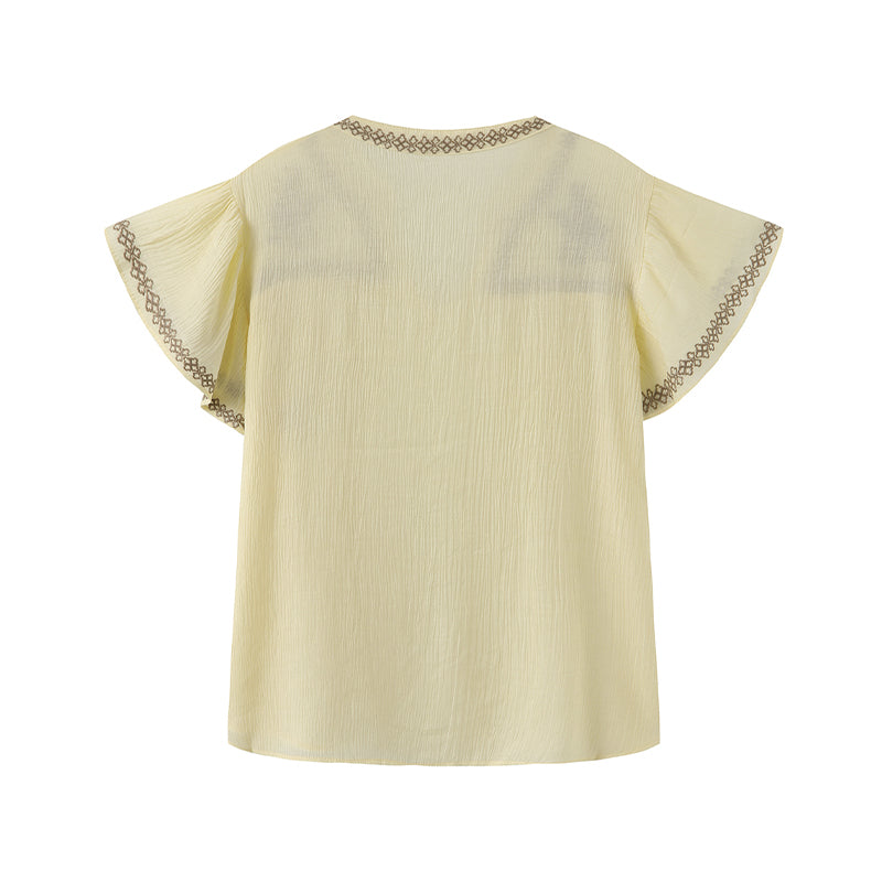 Luxzuz Vika Bluse - Soft Yellow