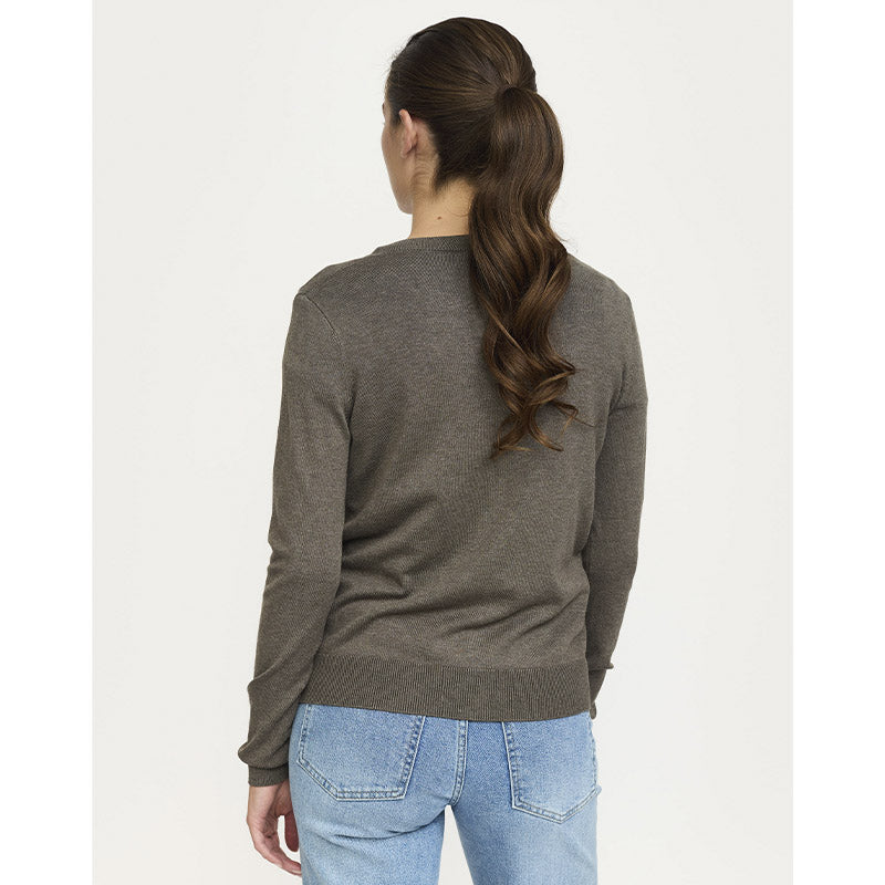 Soft Rebels SRMarla Strik Cardigan - Canteen Melange