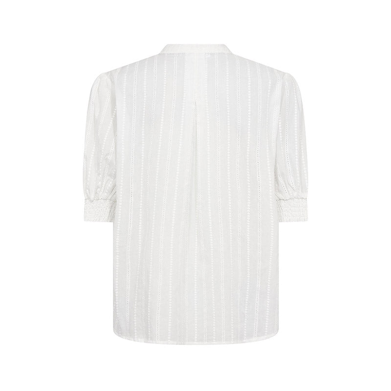 Co'couture BessiCC V-Bluse - Off White