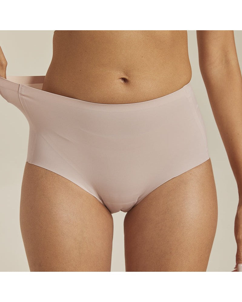 Femifemme Invisible Highwaist Maxi Trusser - Soft Pink