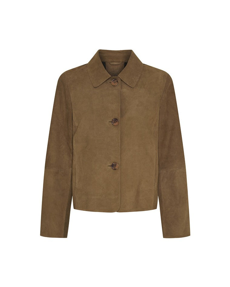 Notyz Norome 11441 Ruskindsjakke - Tobacco