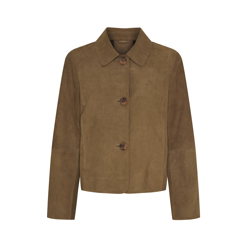 Notyz Norome 11441 Ruskindsjakke - Tobacco