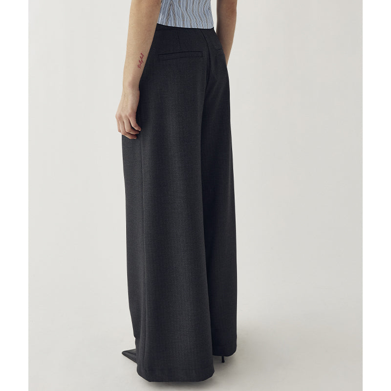 Noella N-Kazia MW Bukser - Grey Herringbone