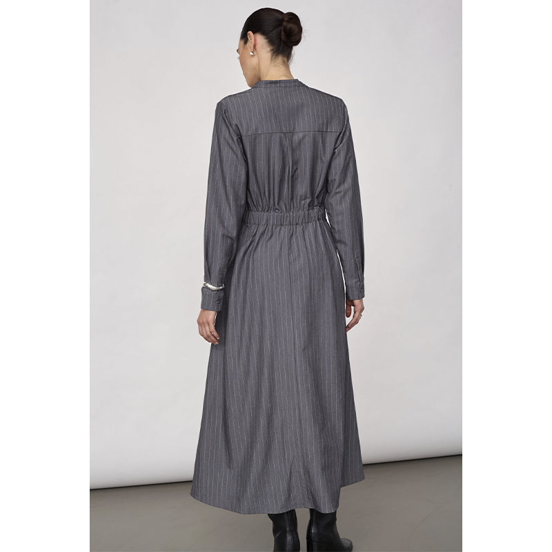 Co'couture LyviaCC Maxi Wrap Kjole - Mid Grey