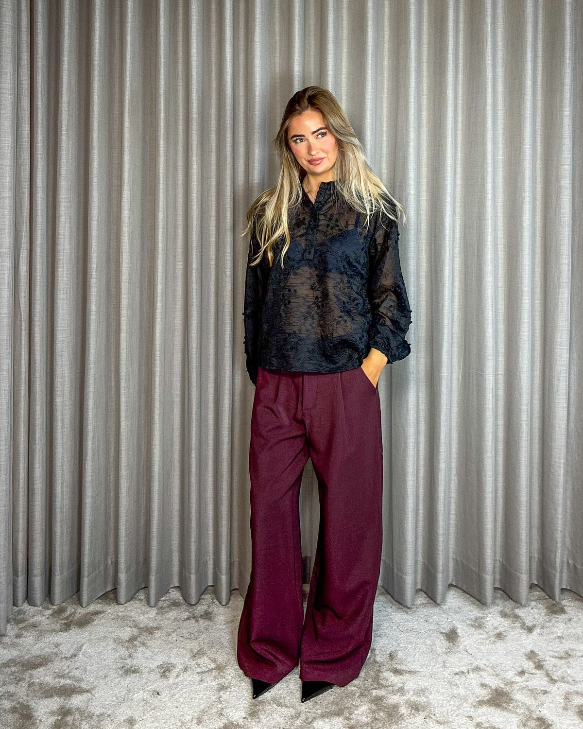 Co'couture Isak Embroidery Skjorte