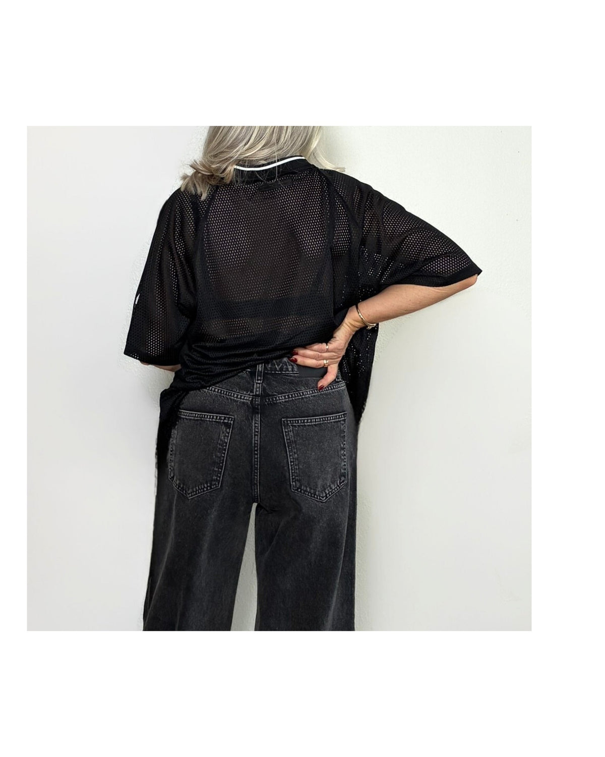 Haute L'amitié Drift Asym Lace T-shirt