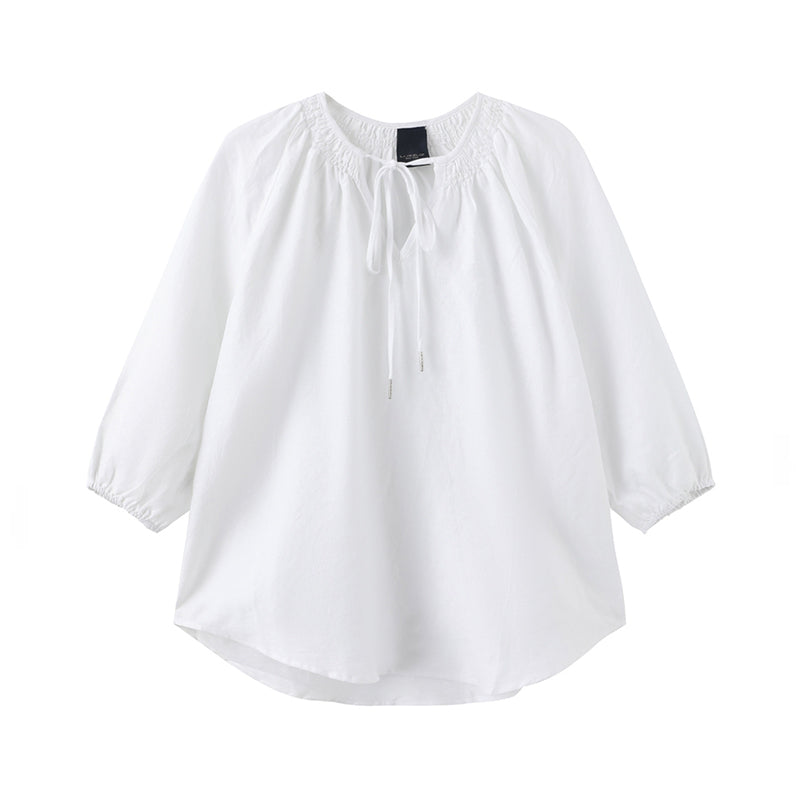 Luxzuz Cicilan Bluse - White