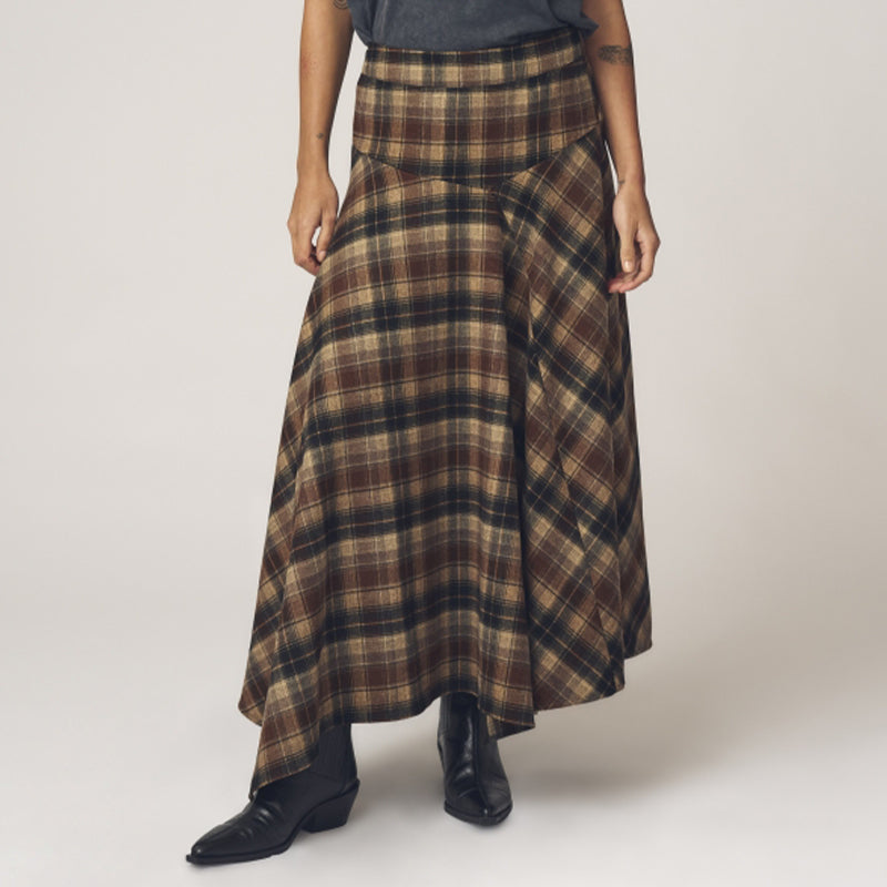 Gossia FleurGO Nederdel - Brown Checks