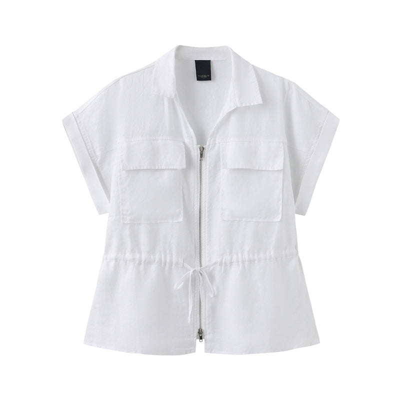 Luxzuz Sari Skjorte - White