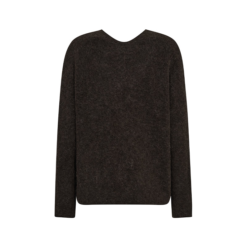Mos Mosh MMThora V-neck Strik - Delicioso