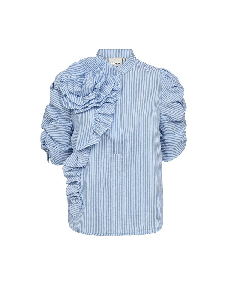 Gossia Zabina Bluse - Blue Stripes
