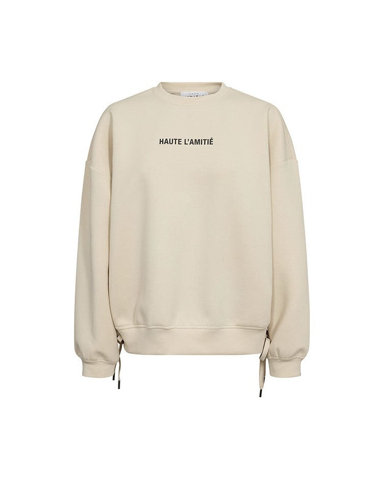 Haute L'amitie New Studio Tie Sweatshirt - Pearl