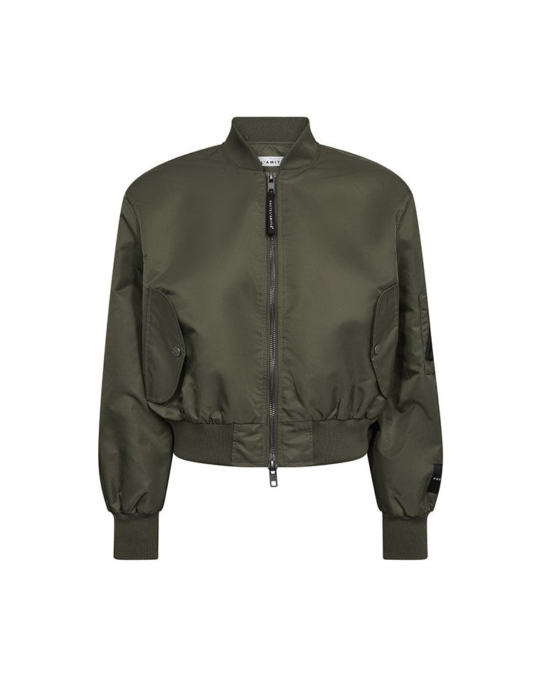 Haute L'amitie Sally Crop Bomber Jakke - Army
