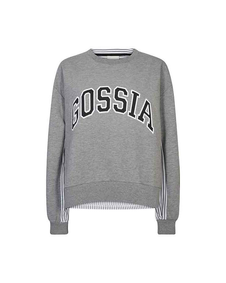 Gossia XeniaGO Sweat T-shirt - Dark Grey Melange