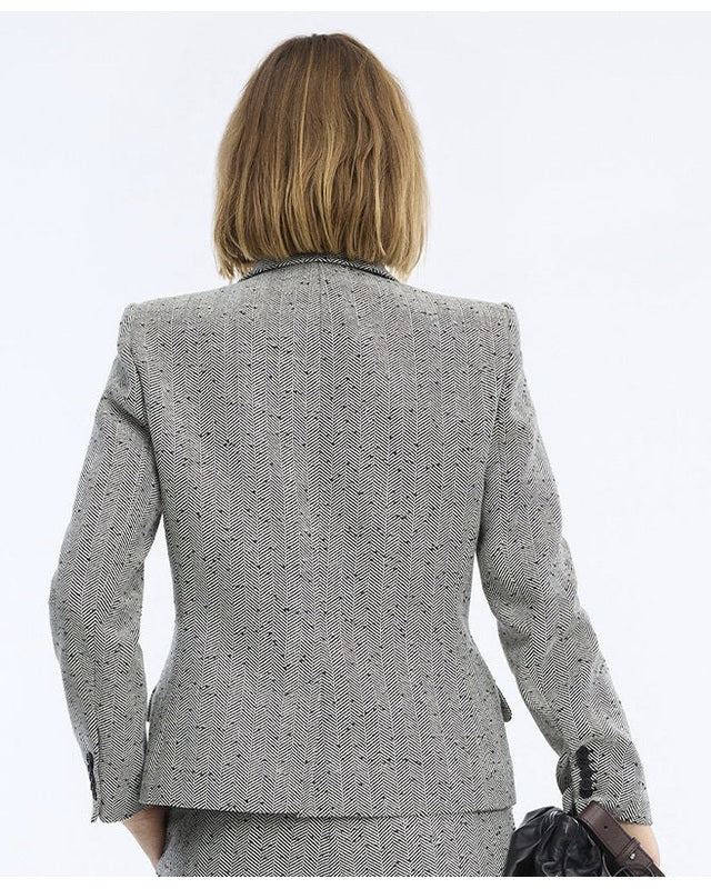 Munthe Lawo Fitted Blazer - Charcoal